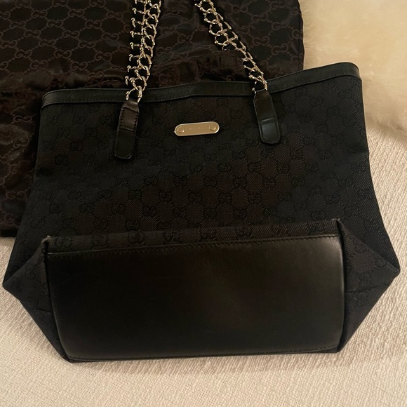 Gucci Black Canvas Tote - Picture 4 of 16